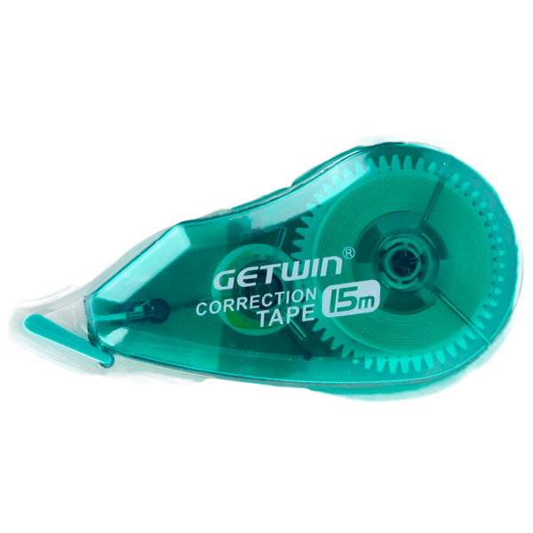 Correction Tape Mouse School Office 15m x 5mm Green