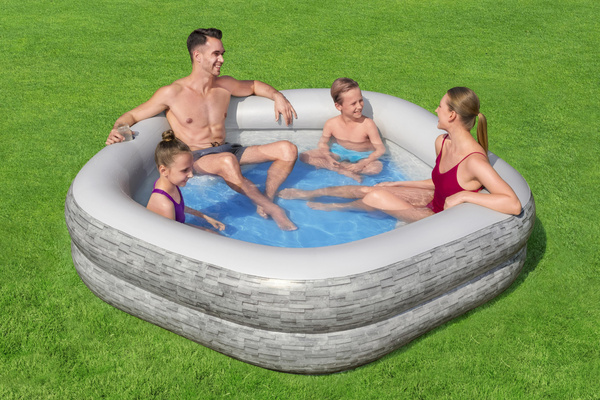 Inflatable Garden Pool 213x 206x 53 cm Bestway 54423