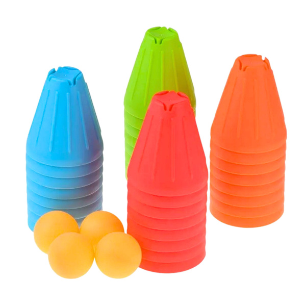 Educational Skill Game Fast Cups 3in1 Balls Cups 38 pcs.