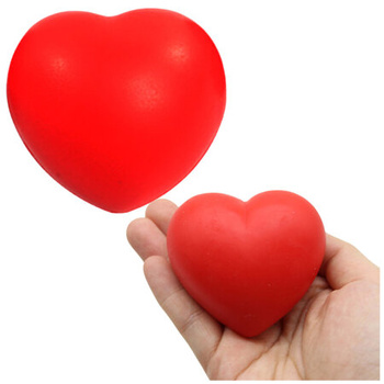 Gniotek Heart Squeeze Anti-Stress-Ball, Rot