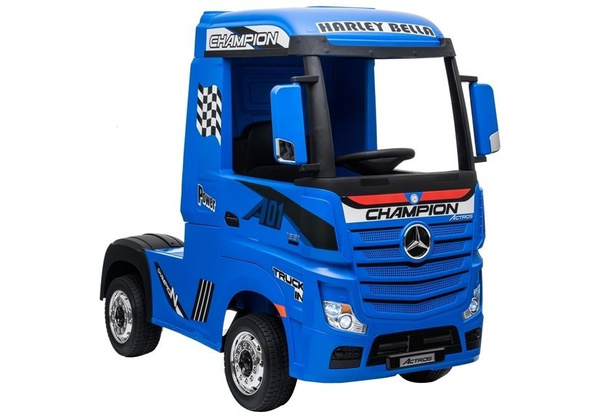 Electric Ride-On Car Mercedes Actros Blue Painted MP4