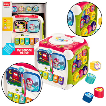 Große multifunktionale Lernwürfel-Klaviersortiertrommel