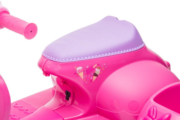 Scooter Eisdiele Dreirad JT5258 Rosa
