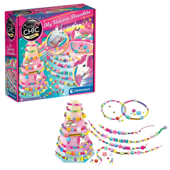 Crazy Chic Perlenarmband-Set mit Einhorn Clementoni 50882