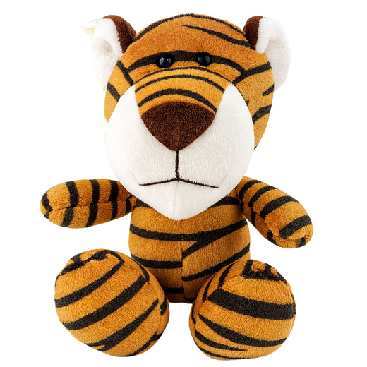 Plush Toy Tiger with Suction Cup Brown 23 x 12 cm