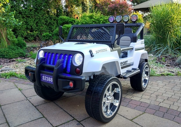 Ride on Car S2388 Jeep White 4x45W