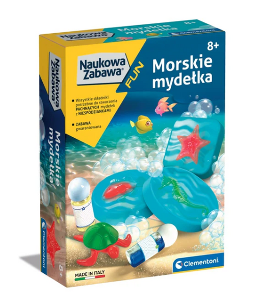 Scientific Fun Marine Soaps Kit Polish Language Clementoni 50709