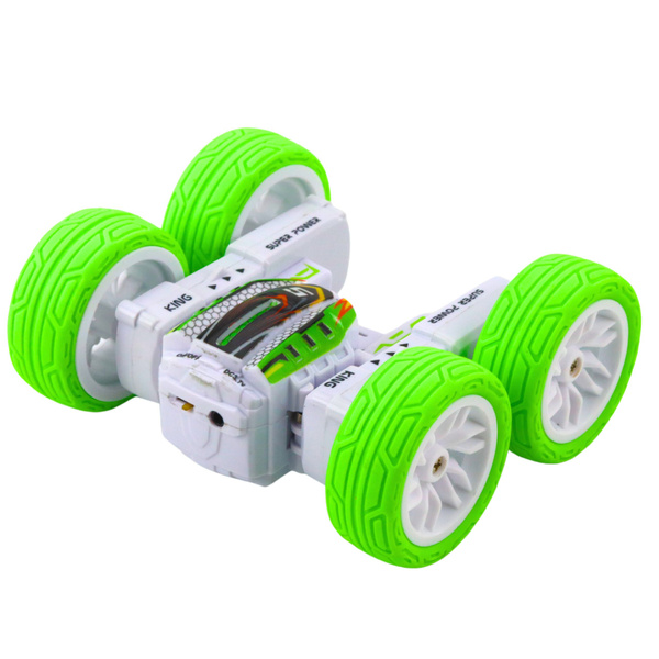 Ferngesteuertes akrobatisches Geländeauto 360° Grün 1:32