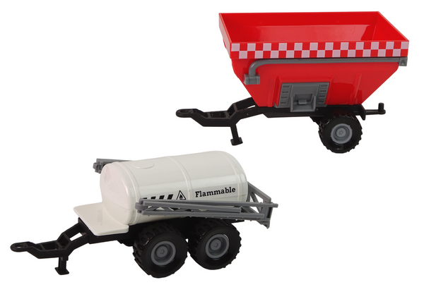 Farmer Traktor Set + 2 Landmaschinen Farm Truck Set