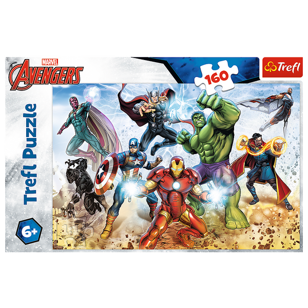 Puzzle - 160 - Marvel Avengers - Gotowi by ratować świat - Trefl 15368
