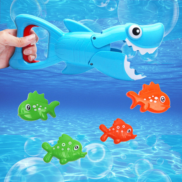 Schwimmspielset Blue Fish Hunter Shark