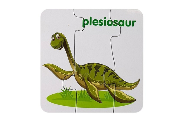 Educational Puzzle English Dinosaurs 10 Connections