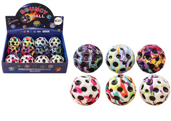 Space Glow Ball For Bouncing Kneading With Dimples 7cm