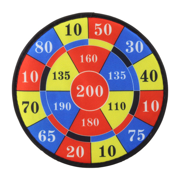 Dartboard with Scoring Learning Darts Arrow Ball Skill Game