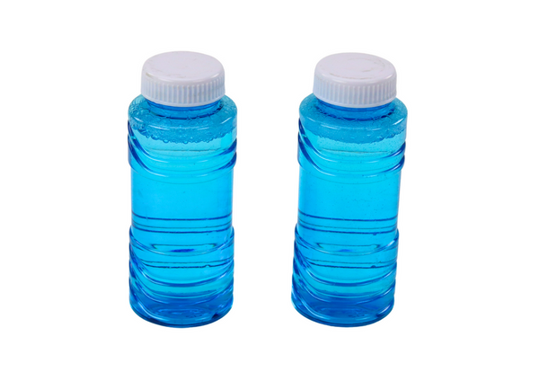 Soap Bubble Machine Lawn Mower Trimmer Two Liquids Orange