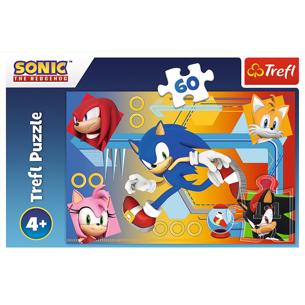 Sonic Puzzle 60 pcs Sonic in action 17387