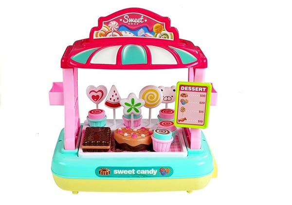 Candy Shop Cash Register Pink 35PCS