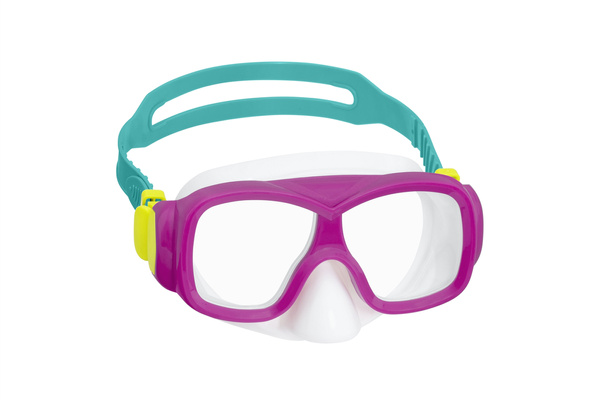 Tauchset Maske, Schnorchel, Flossen Pink Bestway 25019