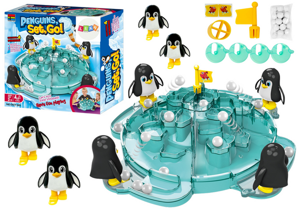 Penguin Football Kick the Ball Iceberg