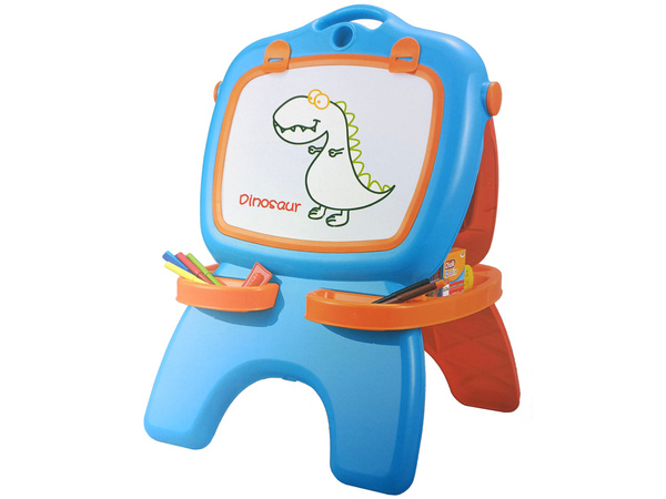 Doppelseitige Magnetische Kreidetafel Blaue und Rote Schablonen