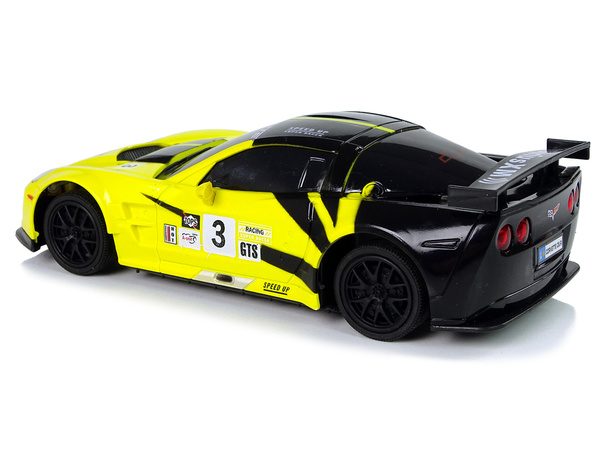 Sportwagen R/C 1:24 Corvette C6.R Gelb 2.4 G Lights