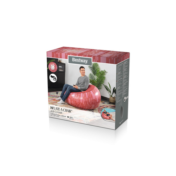 Aufblasbarer Stuhl Rot Bestway 75052