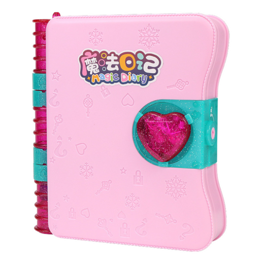 Secret Diary Padlock Notebook Locker Key Accessories Pink