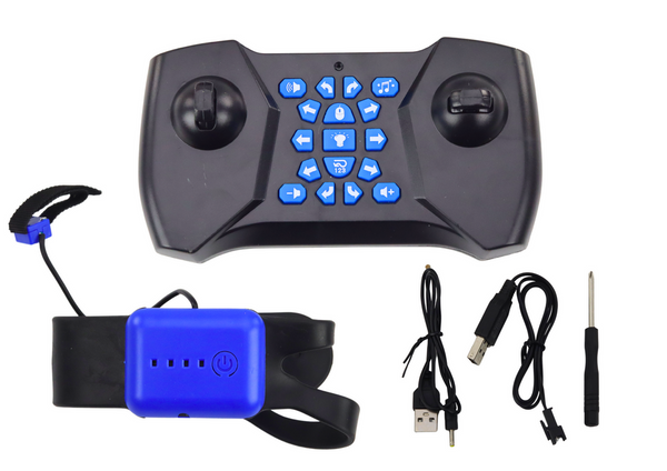 Remote Controlled Off-Road Car RC Drift Diagonally Driving Blue