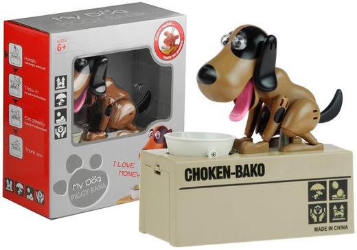 Elektronische Spardose Hund Geldbüchse Sparschwein Gelddose Sparbüchse