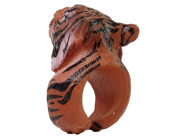 Ring on Hand Educational Animals Bengalischer Tiger