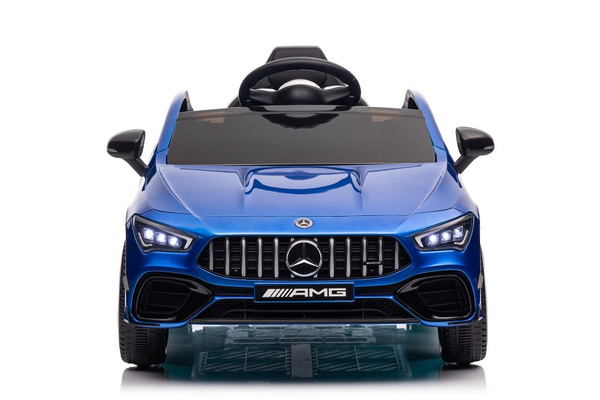 Battery-powered car Mercedes CLA 45s AMG Blue Painted 4x4