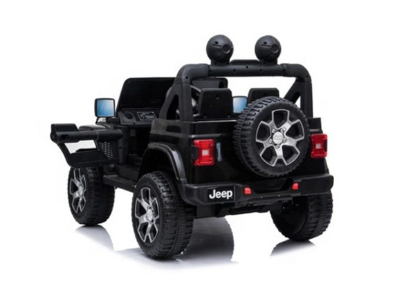 Elektro-Ride-On Jeep Rubicon 4x4 Schwarz