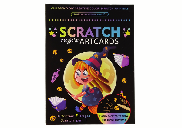Coloring Scratch Book For Kids Magic