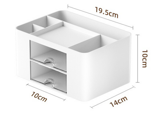 Desk Storage Organizer Drawers White