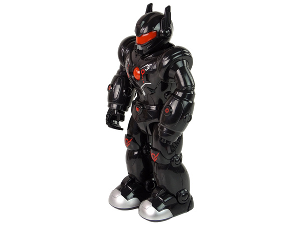 Interaktiver Roboter geht Ton Lichter Schwarz