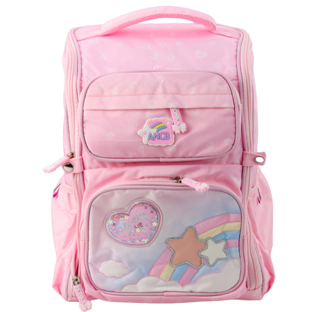 Unicorn School Backpack Chest Strap Pink 20L