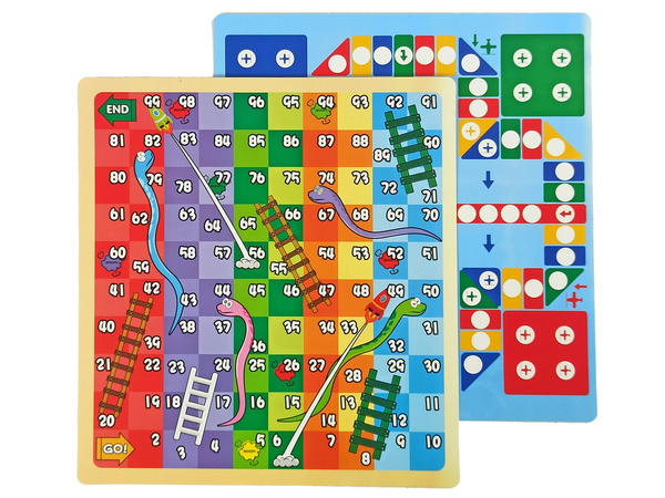 3-in-1-Magnet-Kreidetafel, blauer Spieltisch