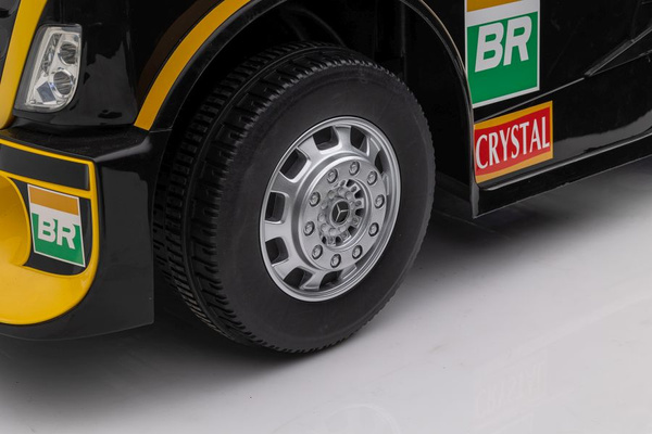 Battery Car Mercedes XMX622B Semi-trailer Yellow LCD