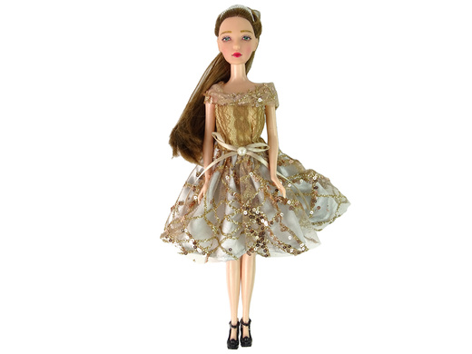 Doll For Children Emily With Dog Long Hair