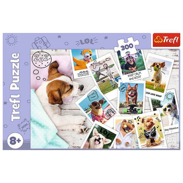 Puzzle - "300" - Holiday photos / Trefl 23003