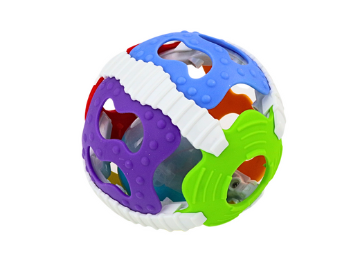 Sensory Ball For Babies, Rubber, Lights, Sounds, Colorful