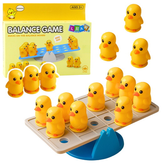 Educational Skill Game For Children Balancing Ducklings