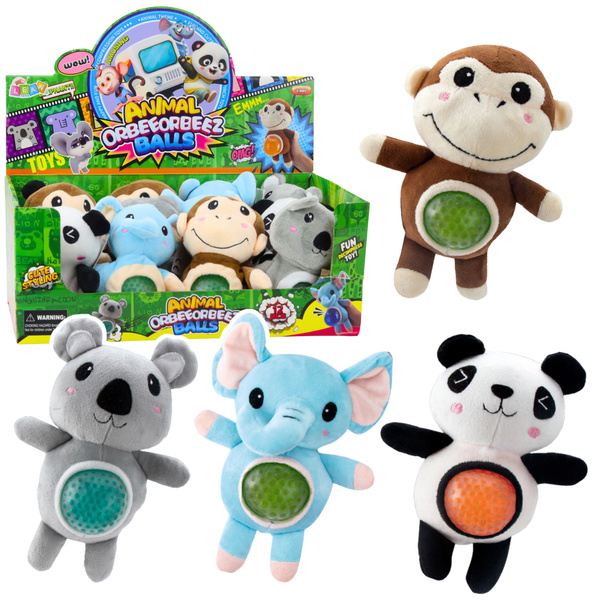 Plüschtier Quetschbarer Bauch mit Wasserbällen 17cm Mix