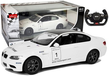 Car R/C BMW M3 Rastar 1:14 White