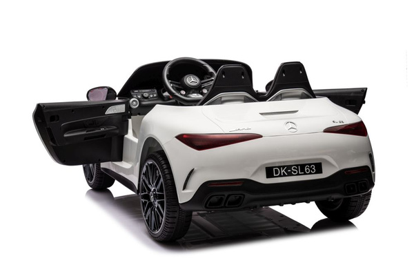 Mercedes AMG SL63 Batterieauto Weiß