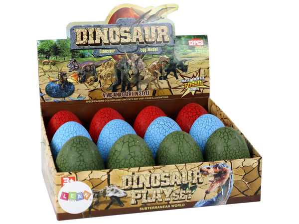 Dinosaurier Figur Ei 3 Farben 9cm