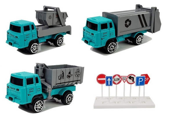 CITY Faltflugzeug mit Autos 1:64 Lichter und Geräusche