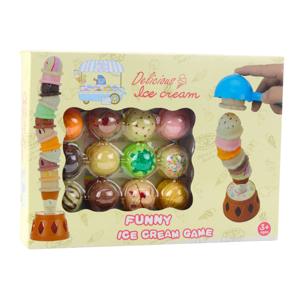 Ice Cream Tower Arcade-Spiel, bunte Knöpfe, 17 Stk.