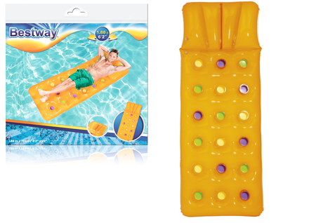 Luftmatratze zum Schwimmen Gelb 188 x 71 cm Bestway 43014