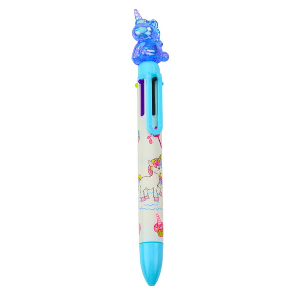Multicolor Pen 6 Colors Unicorn Figure 0.7mm